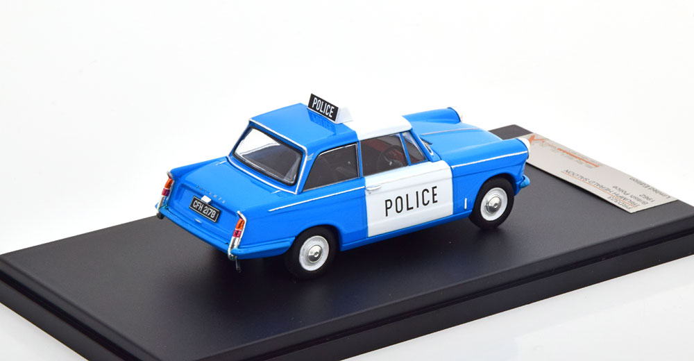 1:43 PremiumX Triumph Herald UK Police 1962