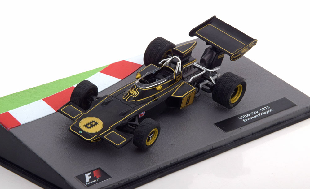 1:43 Altaya F1 Collection Lotus 72D World Champion Fittipaldi 1972