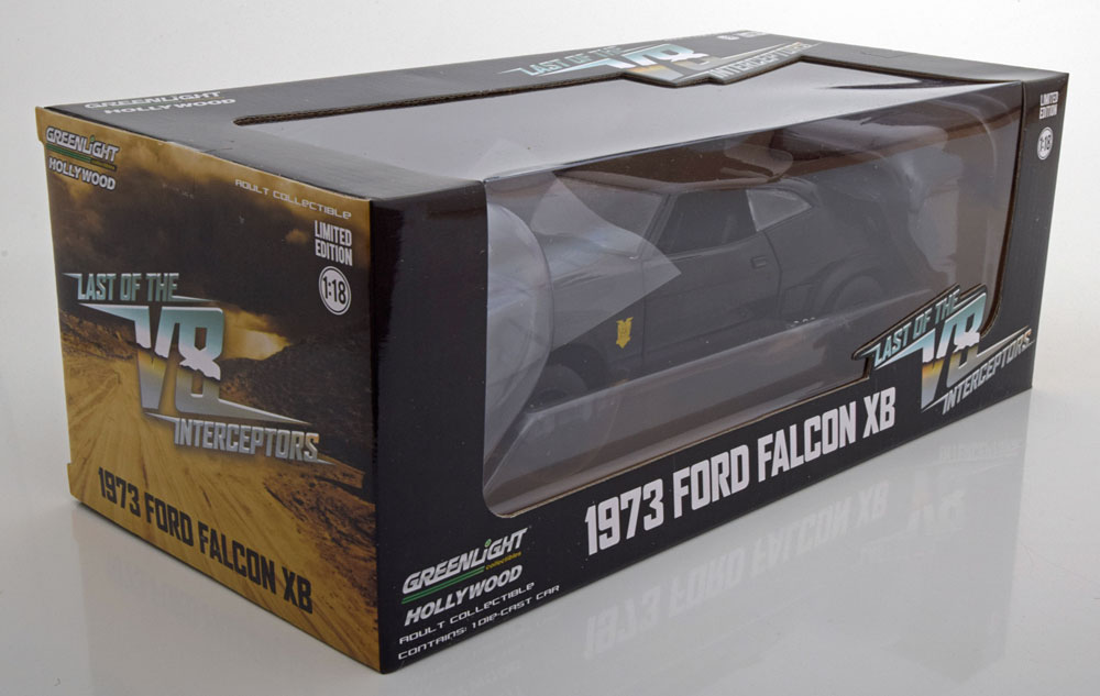 1:18 Greenlight Ford Falcon XB V8 Interceptor Mad Max 1973 black