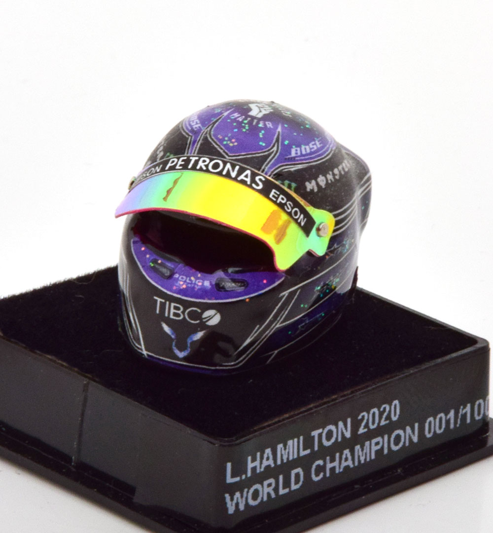 1:12 JF Creations Mercedes helmet World Champion Hamilton 2020