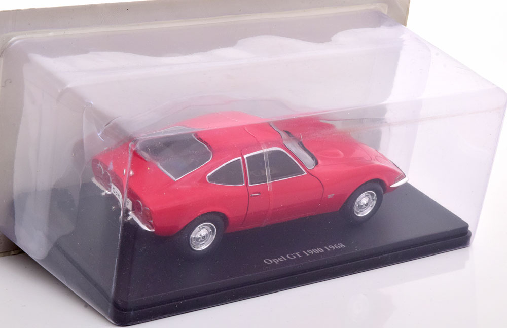1:24 Hachette Opel Collection Opel GT 1900 1968 red