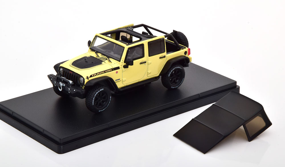 1:43 Greenlight Jeep Wrangler Unlimited Rubicon Recon 2018 creme