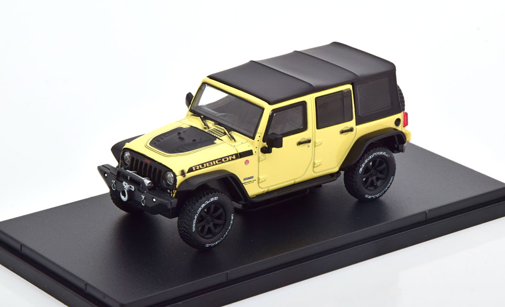 1:43 Greenlight Jeep Wrangler Unlimited Rubicon Recon 2018 creme