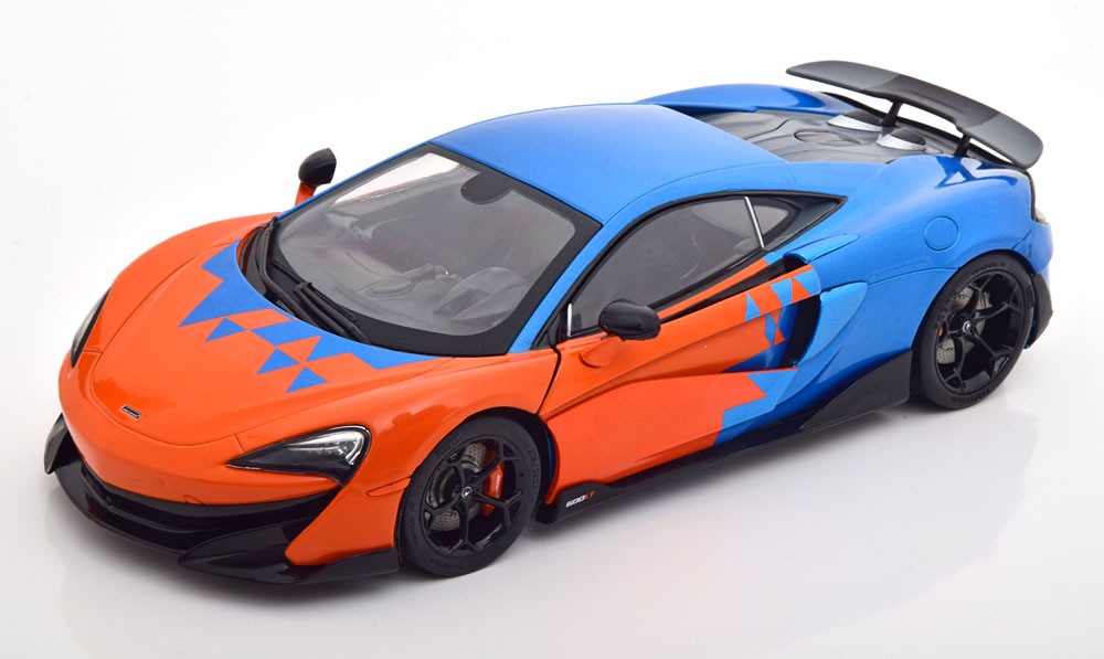 1:18 Solido McLaren 600 LT F1 Tribute Livery 2019 orange/bluemetallic