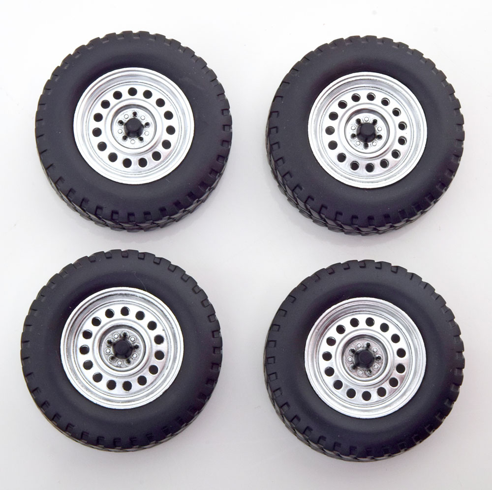 1:18 KK-Scale VW bus T3 Syncro rims and tyres set