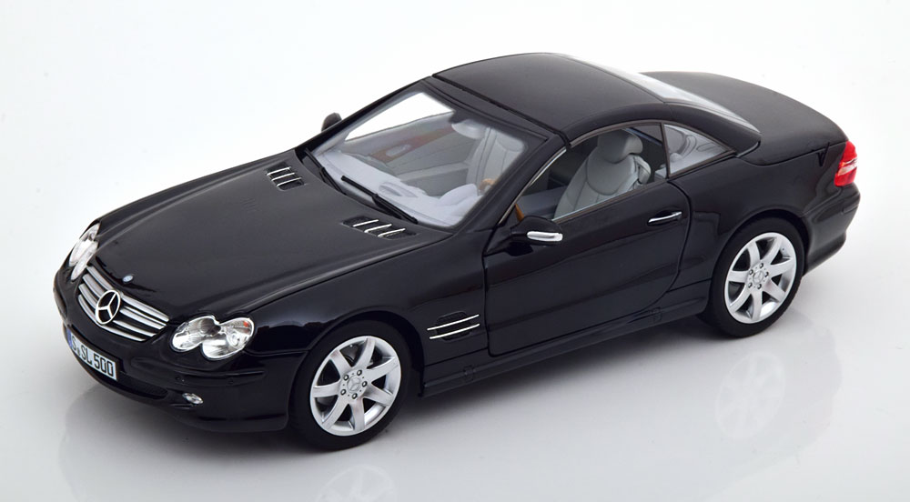 1:18 Norev Mercedes SL 500 R230 Convertible 2003 black