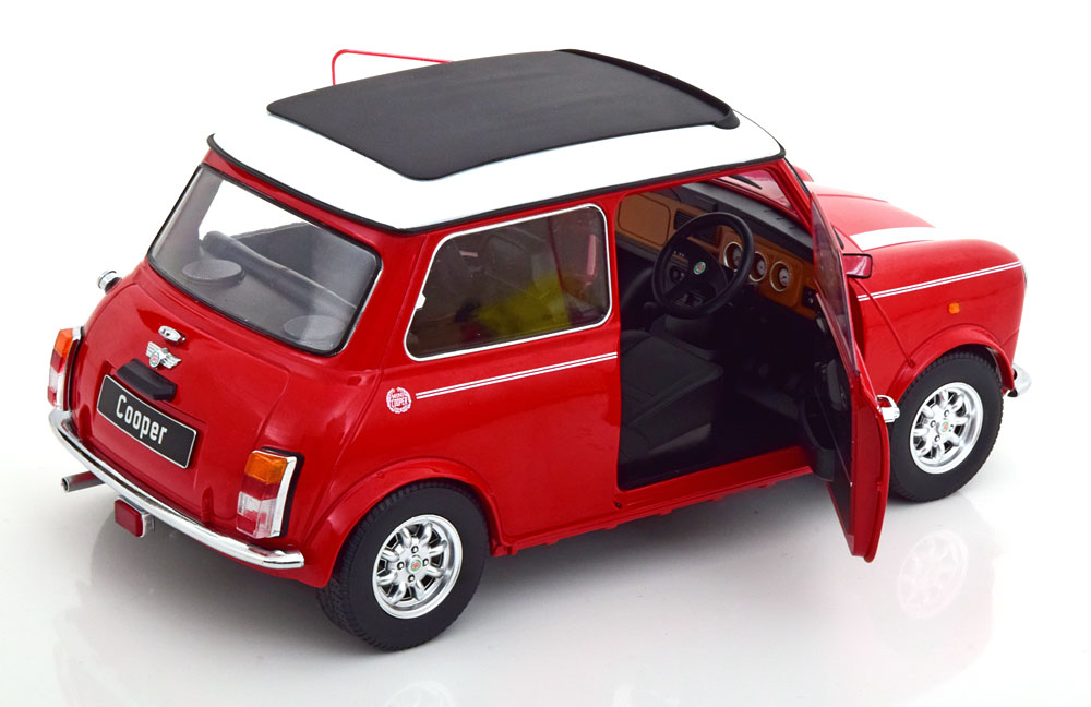 1:12 KK-Scale Mini Cooper RHD Sunroof red/white