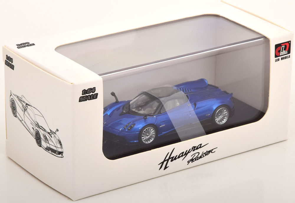 1:64 LCD Models Pagani Huayra Roadster bluemetallic