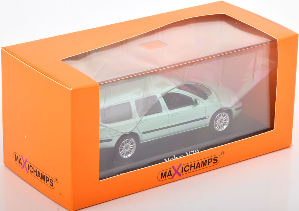 1:43 Minichamps Volvo V70 Break 2000 lightgreen-metallic