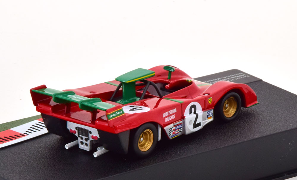 1:43 Altaya Ferrari 312 P #2, 1000km Zeltweg Merzario/Pace 1973