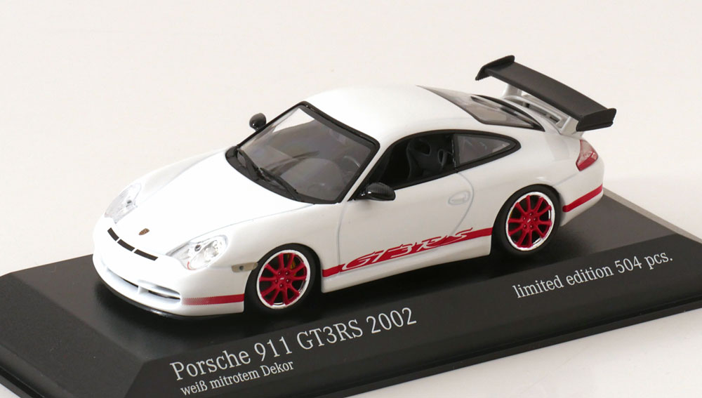 1:43 Minichamps Porsche 911 (996) GT3 RS 2002 white/red