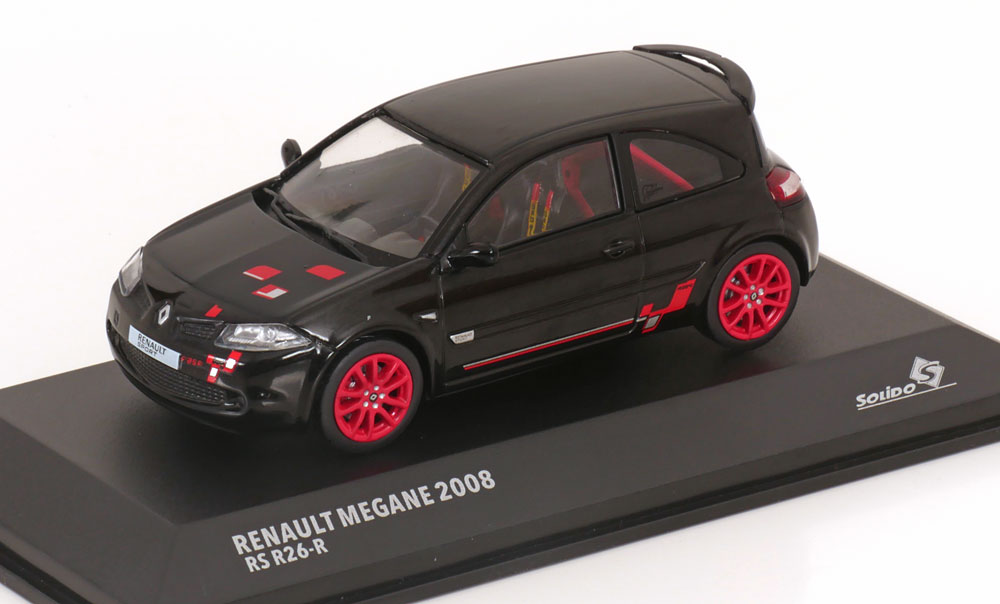 1:43 Solido Renault Megane RS R26-R 2008 black/red