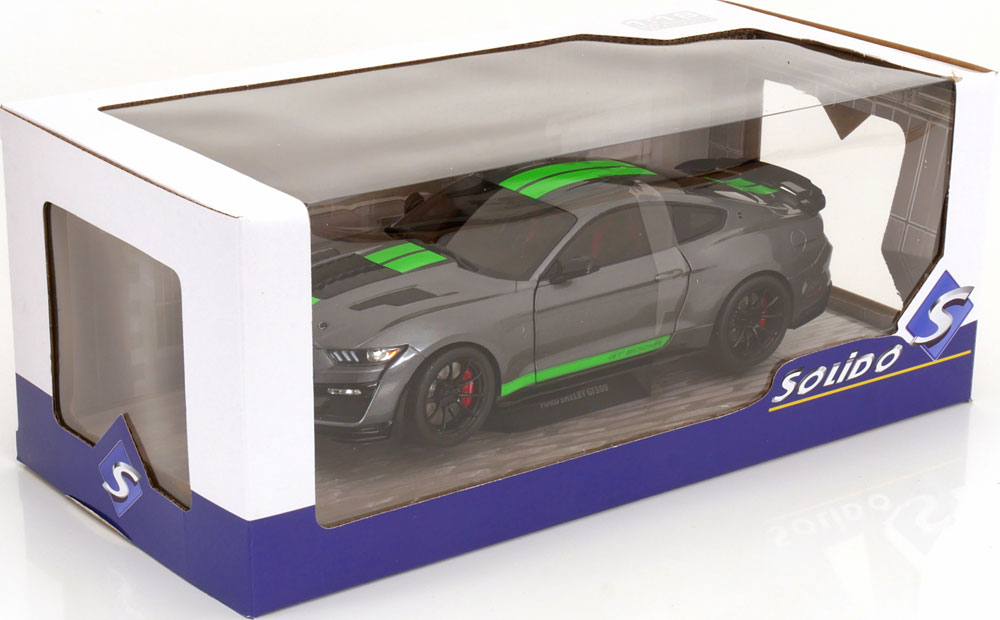 1:18 Solido Ford Shelby Mustang GT500 greymetallic/lightgreen