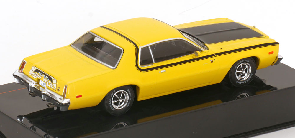 1:43 Ixo Plymouth Fury Road Runner 1975 yellow/black
